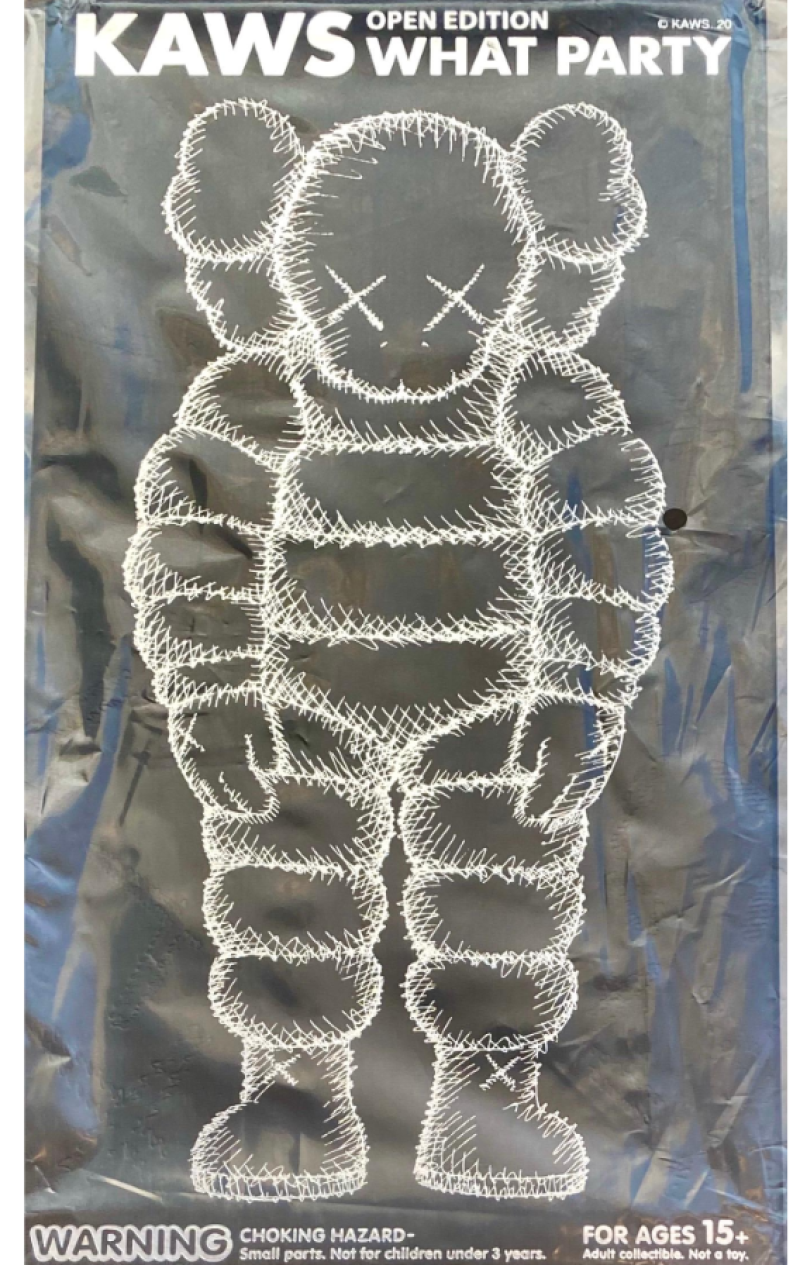 KAWS, Medicom Toy What Party Black Available For Immediate KAWS, Medicom Toy What Party Black Available For Immediate